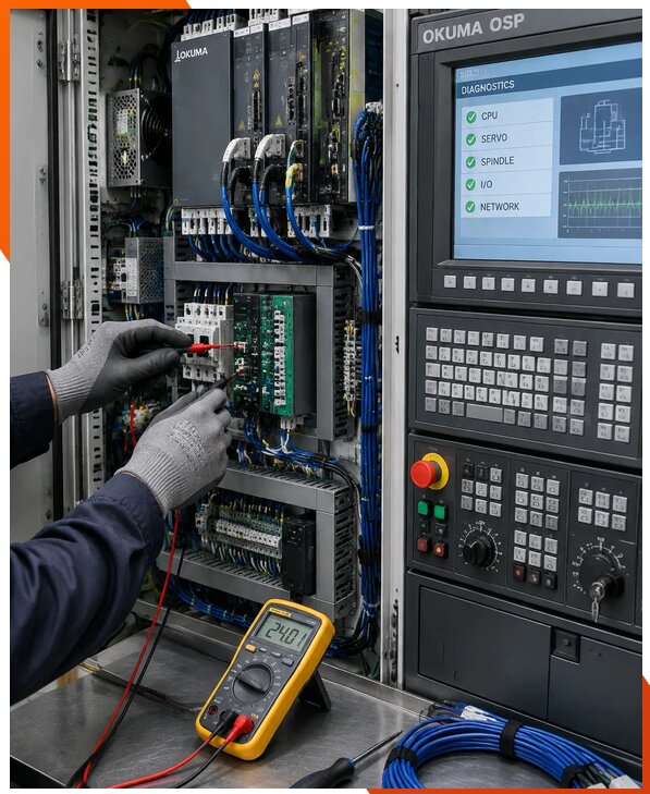 Ремонт систем ЧПУ Okuma OSP в Кизилюрте